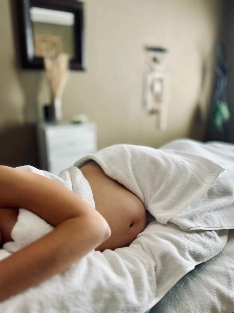 Comfortable pregnancy massage treatment in Brackenfell designed for expecting mothers